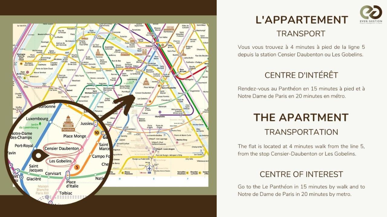 Appart 4Pers#Mouffetard#Port-Royal#La Sorbonne Paris Ngoại thất bức ảnh